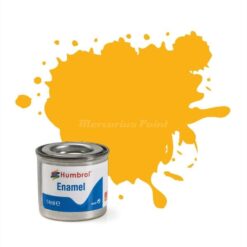 Humbrol Insignia Yellow Matt nr 154 modelbouw verf enamel in potje 14ml