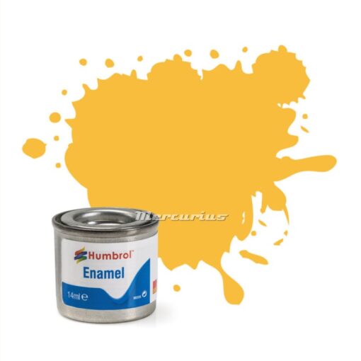 Humbrol Light Buff Gloss nr 7 modelbouw verf enamel in potje 14ml