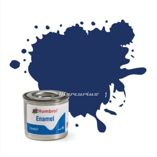 Humbrol Midnight Blue Gloss nr 15 modelbouw verf enamel in potje 14ml