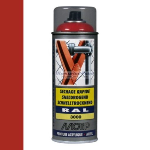 Industrial lak RAL3000 vuurrood 400ml -Motip 07090