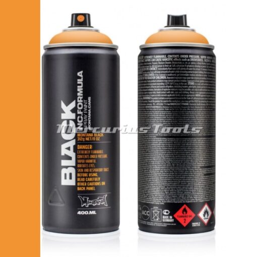 Infra Orange BLK IN2000 lak in spuitbus 400ml -Montana Black