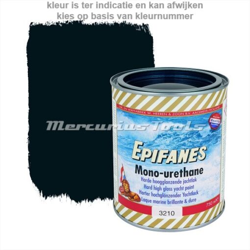 Jachtlak mono urethane hooglans donkerblauw 3210 in 750ml blik -Epifanes