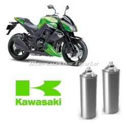 Kawasaki 40r Golden Blazed Green spuitbus gemengd motorfietslak