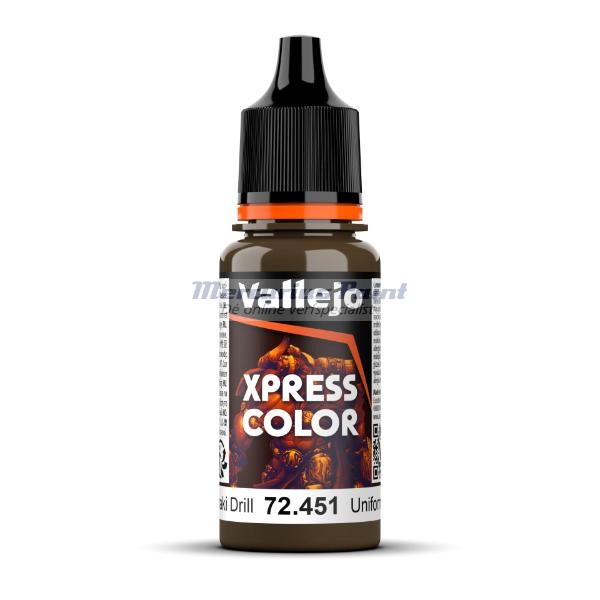 Khaki Drill 72451 Vallejo Xpress Color modelbouwverf 18ml