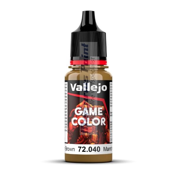 Leather Brown 72040 Vallejo Game Color modelbouwverf 18ml