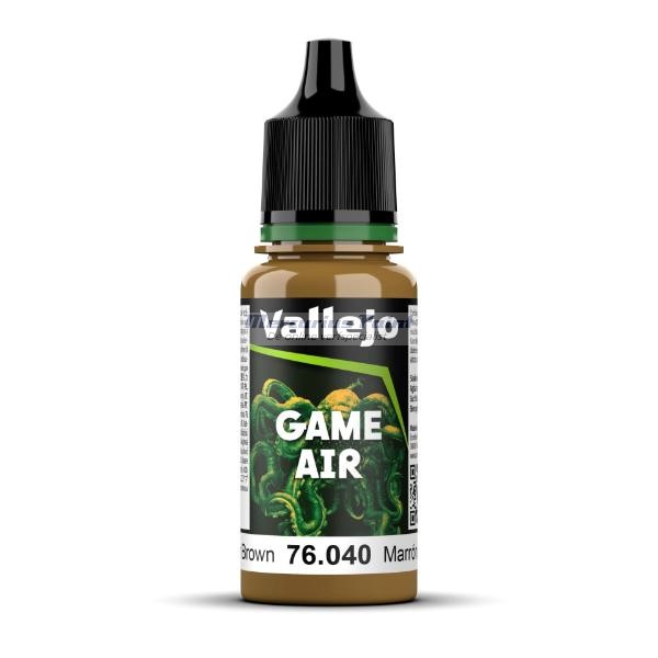 Leather Brown 76040 Vallejo Game Air modelbouwverf 18ml