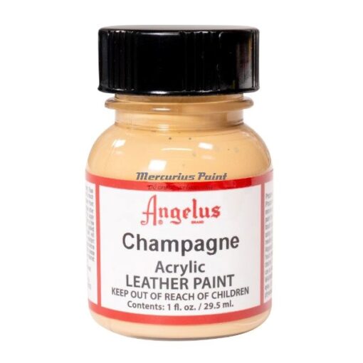 Leerverf beige 29.5ml potje Champagne -Angelus