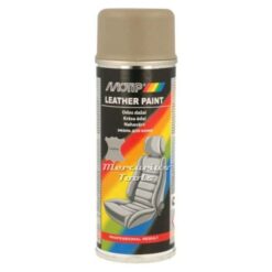 Leerverf beige-bruin Motip Leather spray in spuitbus 200ml 04233