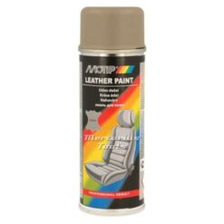 Leerverf beige-grijs Motip Leather spray in spuitbus 200ml 04231