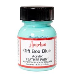 Leerverf blauw 29.5ml potje Gift Box Blue -Angelus
