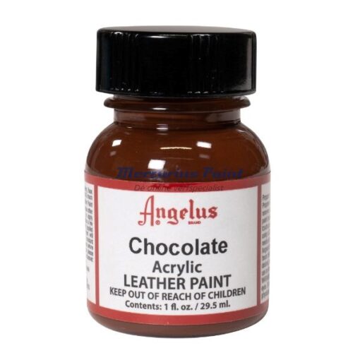 Leerverf bruin 29.5ml potje Chocolate -Angelus