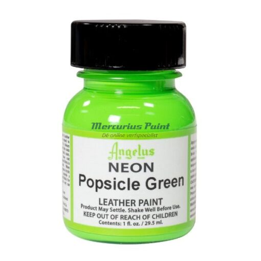 Leerverf groen 29.5ml potje Popsicle Green -Angelus