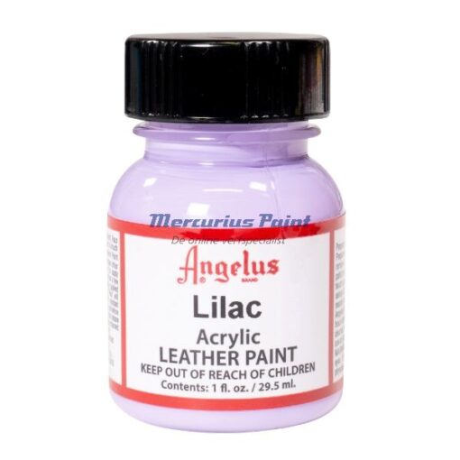 Leerverf paars 29.5ml potje Lilac -Angelus