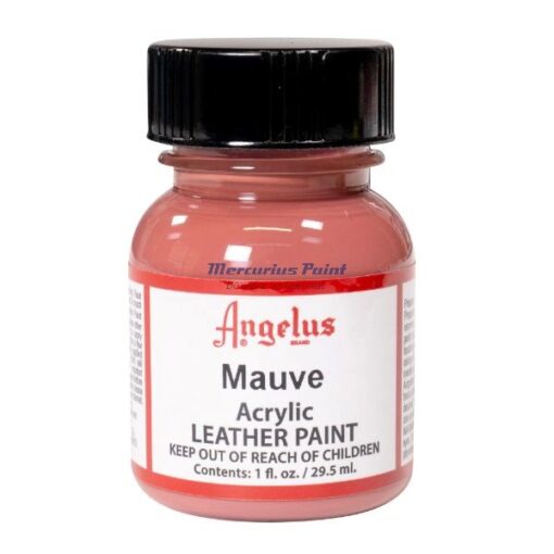Leerverf paars 29.5ml potje Mauve -Angelus