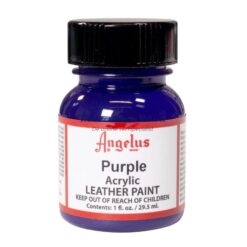 Leerverf paars 29.5ml potje Purple -Angelus