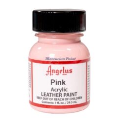 Leerverf roze 29.5ml potje Pink -Angelus