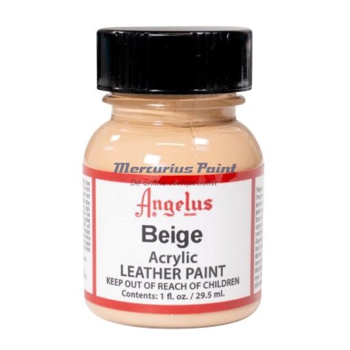 Leerverf wit 29.5ml potje Beige -Angelus