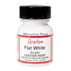 Leerverf wit 29.5ml potje Flat White -Angelus