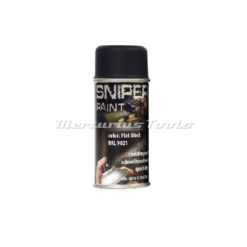 Legerverf Flat Black in 150ml spuitbus -Fosco Sniper Paint