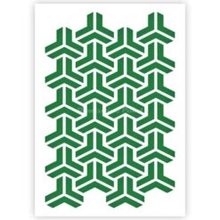 M.C. Escher patroon A4 stencil 350x230mm QBIX