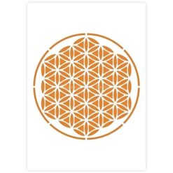 Mandala 2 A4 stencil 350x230mm QBIX