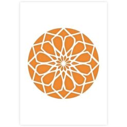 Mandala 3 A4 stencil 350x230mm QBIX