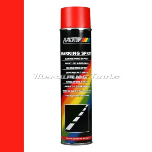 Markeerspray rood 600ml spuitbus -Motip 000029