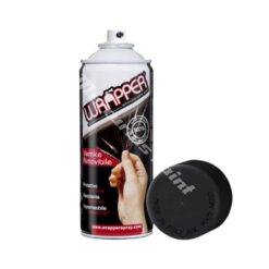 Mat zwart RAL9005 Wrapper spray verwijderbare coating in spuitbus 400ml