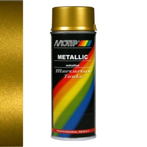 Metallic lak goud in spuitbus 400ml -Motip 04047