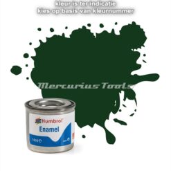 Modelbouw verf Brunswick Green hoogglans Nr 3 14ml -Humbrol enamel