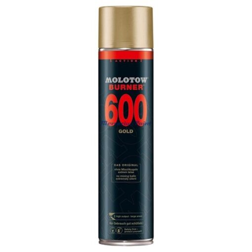 Molotow Burner gold goud graffti spuitbus 600ml