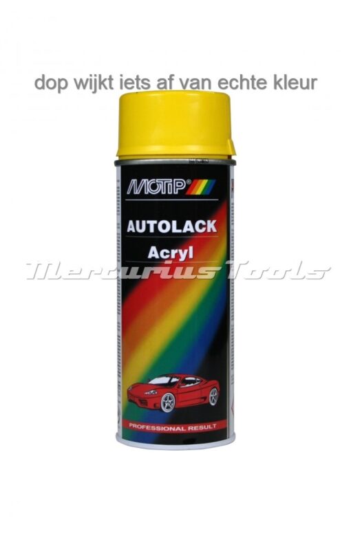Motip Kompakt autolak 44000 geel in 400ml spuitbus