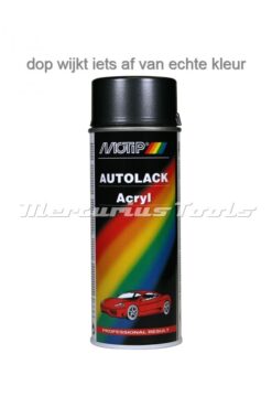 Motip kompakt autolak 51025 metallic zwart in 400ml spuitbus