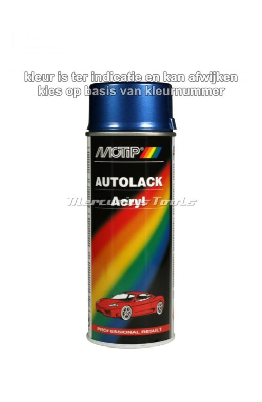 Motip Kompakt autolak 54500 metallic blauw in 400ml spuitbus