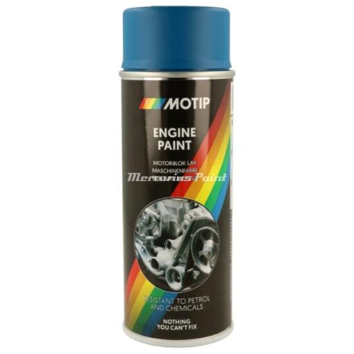 Motorblok lak hittebestendig blauw Ford Motip 04094
