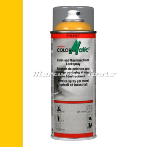 New Holland geel landbouw acryl lak in 400ml spuitbus -Colormatic LM1622