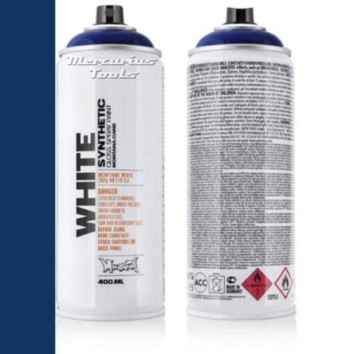 Night Blue 5080 Montana White in spuitbus 400ml