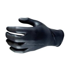 Nitril handschoenen Grippaz zwart maat 7 small 50x -246BL