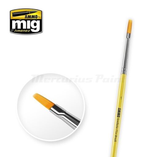 Penseel plat NO. 1 synthetisch Ammo Mig Jimenez
