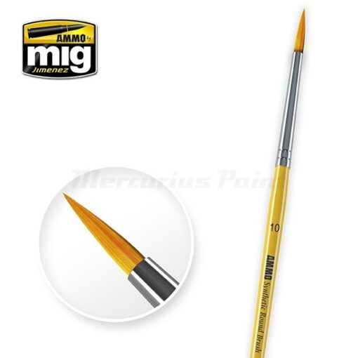 Penseel rond NO. 10 synthetisch Ammo Mig Jimenez