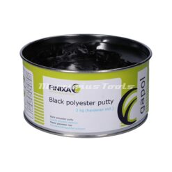 Polyester plamuur 2 kg zwart met harder –Finixa GAPOL_2