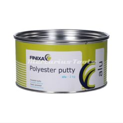 Polyester plamuur met aluminum deeltjes alu 2 kg met harder -Finixa GAP50