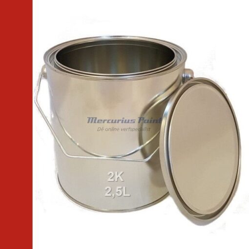 RAL3020 2K autolak Verkeers Rood hoogglans gemengd 2,5L blik