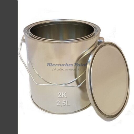 RAL7021 2K autolak Zwart Grijs hoogglans gemengd 2,5L blik