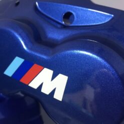 Remklauw lak BMW M Performance blauw 1K gemengd in spuitbus closeup