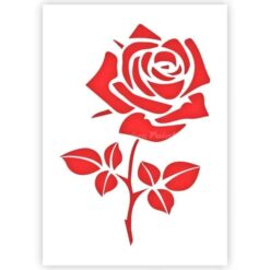 Roos 2 A4 stencil 350x230mm QBIX
