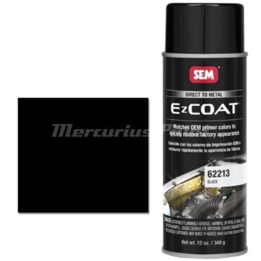 SEM EZ coat 62213 Black DTM lak zwart in spuitbus 400ml