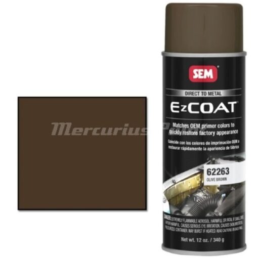 SEM EZ coat 62263 Olive Brown DTM lak bruin in spuitbus 400ml
