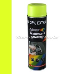 Sprayplast rubber coating fluor geel 500ml -Motip 04310