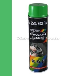 Sprayplast rubber coating hoogglans groen 500ml -Motip 04305